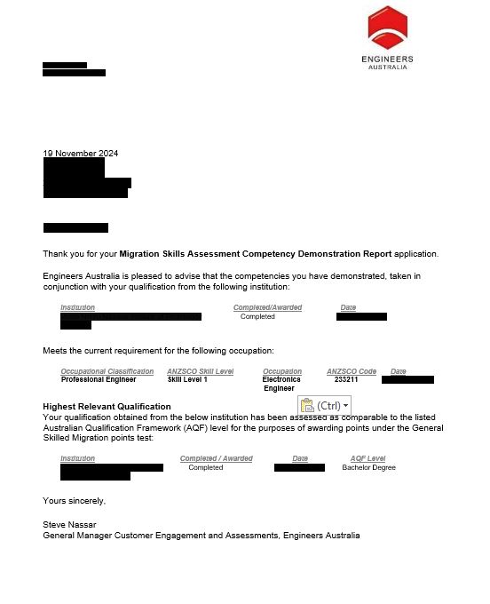 DixitaS41833103's tweet image. 𝐂𝐨𝐧𝐠𝐫𝐚𝐭𝐮𝐥𝐚𝐭𝐢𝐨𝐧𝐬 𝐭𝐨 𝐦𝐲 𝐜𝐥𝐢𝐞𝐧𝐭 𝐟𝐨𝐫 𝐭𝐡𝐞 𝐩𝐨𝐬𝐢𝐭𝐢𝐯𝐞 𝐨𝐮𝐭𝐜𝐨𝐦𝐞

#CDRwriting #CDRreport #engineersaustralia #engineeringlife #engineeringstudent #EngineeringExcellence #SKILLASSESSMENTAUSTRALIA #australiamigration #AustralianPR