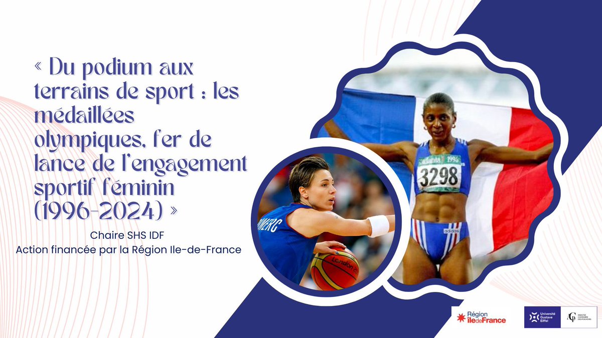 Marion 🏹 (@marion_phlpp) on Twitter photo 🧵 1/11
Je vous ai déjà parlé du projet de ma Chaire SHS <a href="/iledefrance/">Région Île-de-France</a> obtenue en 2023 ? 🤔
"Du podium aux terrains de sport : les médaillées olympiques, fer de lance de l’engagement sportif féminin (1996-2024)". 🧵 1/11
Je vous ai déjà parlé du projet de ma Chaire SHS <a href="/iledefrance/">Région Île-de-France</a> obtenue en 2023 ? 🤔
"Du podium aux terrains de sport : les médaillées olympiques, fer de lance de l’engagement sportif féminin (1996-2024)".