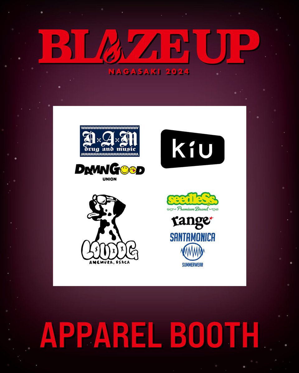 🔥
<a href="/SHANK095/">SHANK</a> 
コラボ発売します☻
<a href="/BLAZEUPNAGASAKI/">BLAZE UP NAGASAKI</a> 
是非DxAxMブースにお立ち寄りください♪