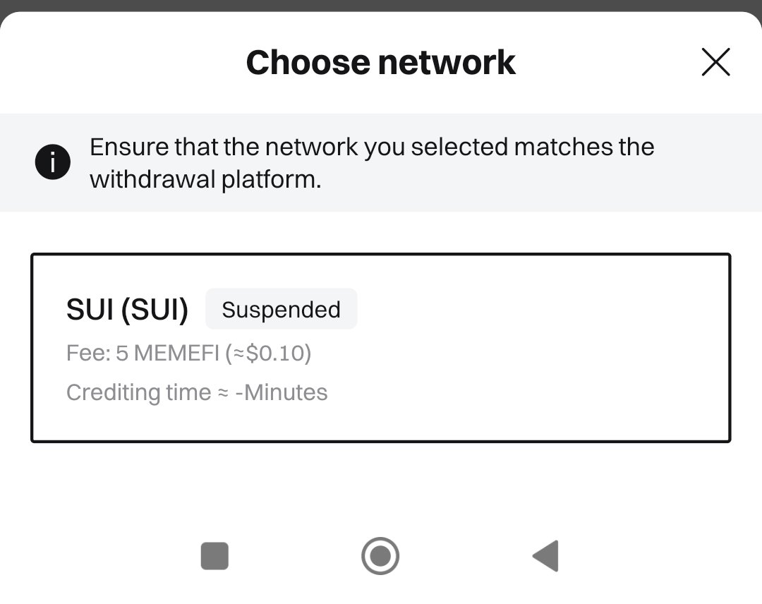 MEMEFI Onchain Claiming will Happen 1 hour before listing Get ready ✌️👏  with $SUI Gas FEES ⛽