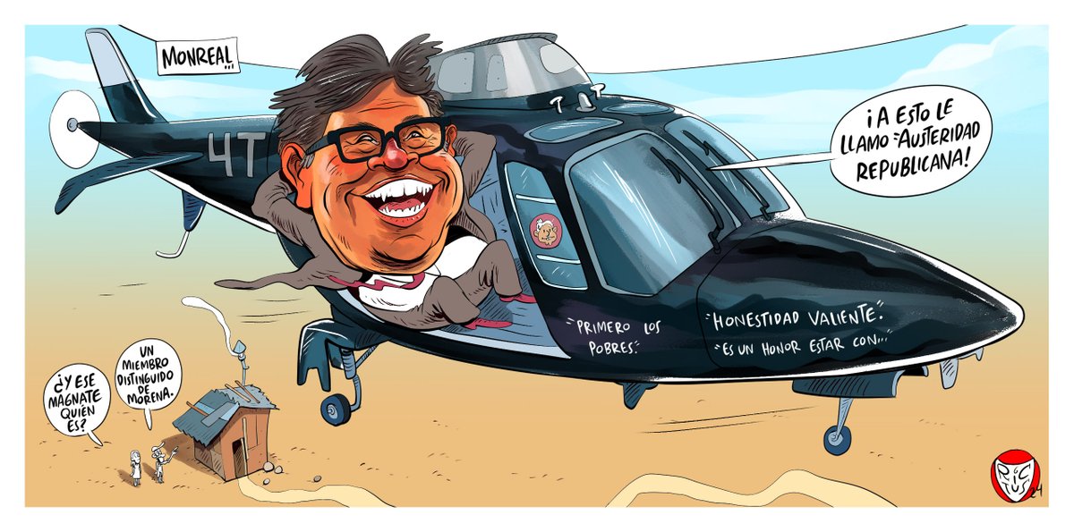 "Monreal" Cartón publicado en <a href="/ElFinanciero_Mx/">El Financiero</a>