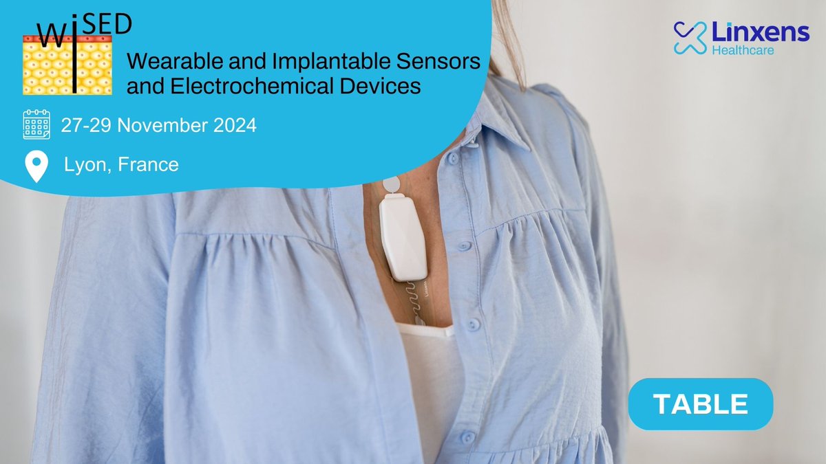 Nov 27-29, meet Alix Joseph at WISED 2024! 🌟 Discover Linxens' groundbreaking biosensors &amp; stick-to-skin wearables, revolutionizing Point-of-Care diagnostics &amp; remote patient monitoring. 
Let’s shape the future of healthcare together! 👋
#Healthcare #Innovation