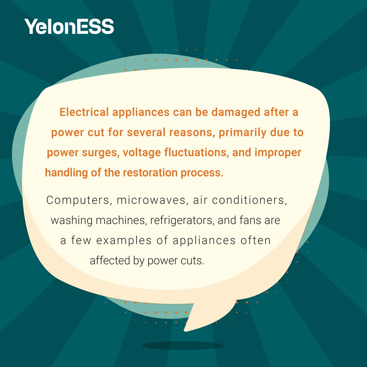Yeloness's tweet photo. #YelonESScase
🛡️To protect your appliances, YelonESS battery storage system automatically kicks in when the grid is cut off, providing uninterrupted power. 

Want to know more? Plz visit https://t.co/ETRwX0ioE5
#YelonESS #Hybridinverter #Energystorage #solarpower #renewableenergy https://t.co/QK0C8amxC8
