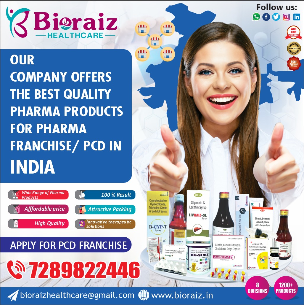 Bioraiz13's tweet photo. Bioraiz Healthcare
Top PCD Pharma Franchise Company in India,
📞Dial: +91-7289822446
✉️Email: bioraizhealthcare@gmail.com
🌐Visit: https://t.co/0jbyeOWlo8
#pharmafranchise #pcdpharma #pharmapcd #toppcdpharma #pharmafranchisecompany https://t.co/ihW90qOCej