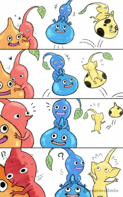スライム顔になってんよ
#ピクミン #Pikmin 