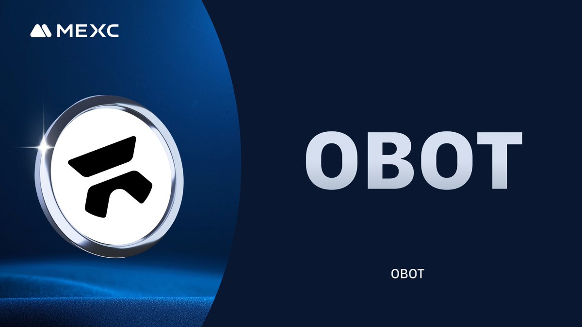 We're thrilled to announce that the @oxyz Kickstarter has concluded and $OBOT will be listed on #MEXC!

🔹Deposit: Opened
🔹OBOT/USDT Trading: 2024-11-19 08:00 (UTC)

Details: mexc.com/support/articl…