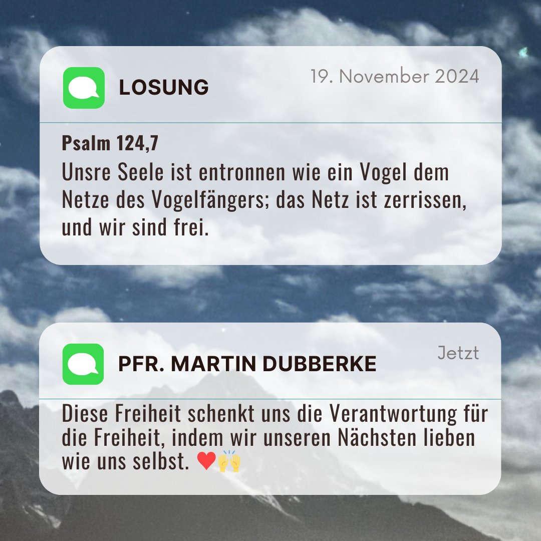 MDubberke's tweet photo. #Freiheit bedeutet nicht, frei von #Verantwortung. ❤️ 🙌

#wasglaubstdu #evangelischgapa #johanneskirchegapa #werdenfelserland #liebe #gott #waspfarrersomachen #Losung #glaube #Spirituality #glaubstdu #glaubebergehoffnung #lebeningap #Diakonie #Tafel #dieTafeln #Ökumene https://t.co/2Hx3HkhK4f