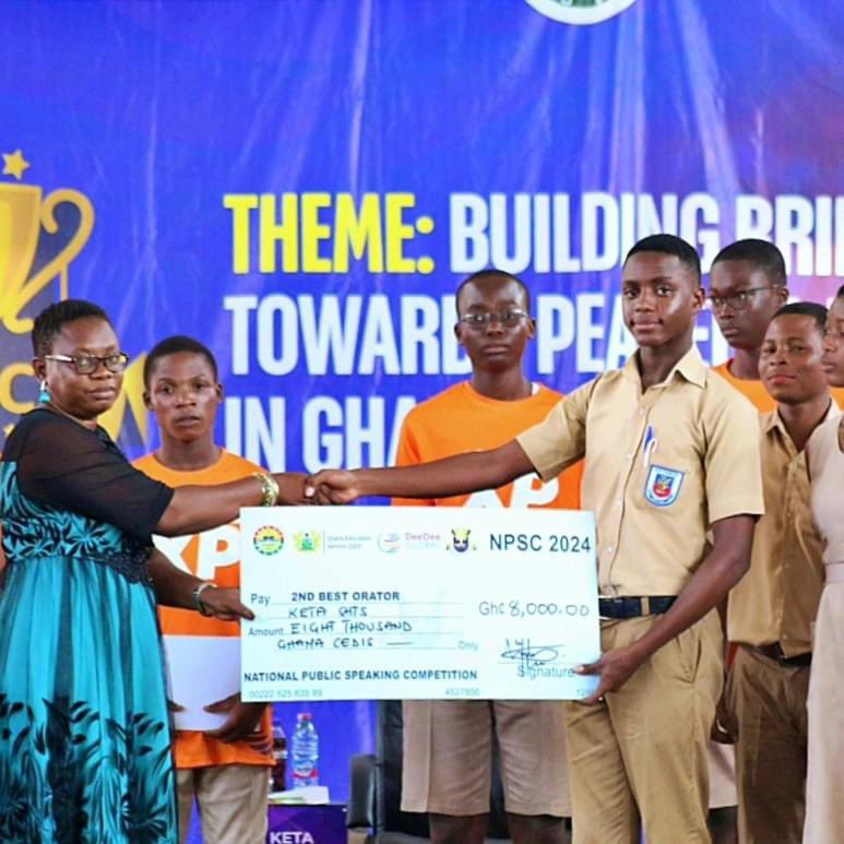 TheDzolalian's tweet image. 🦅🎉

2ND BEST ORATOR - KETASCO. DZOLALI!
Cash prize of GHS8,000.00 and sponsors' products.

#NPSC #NPSC2024 #GrandFinale #SpeakingToInfluence #DeeDeeGlobal