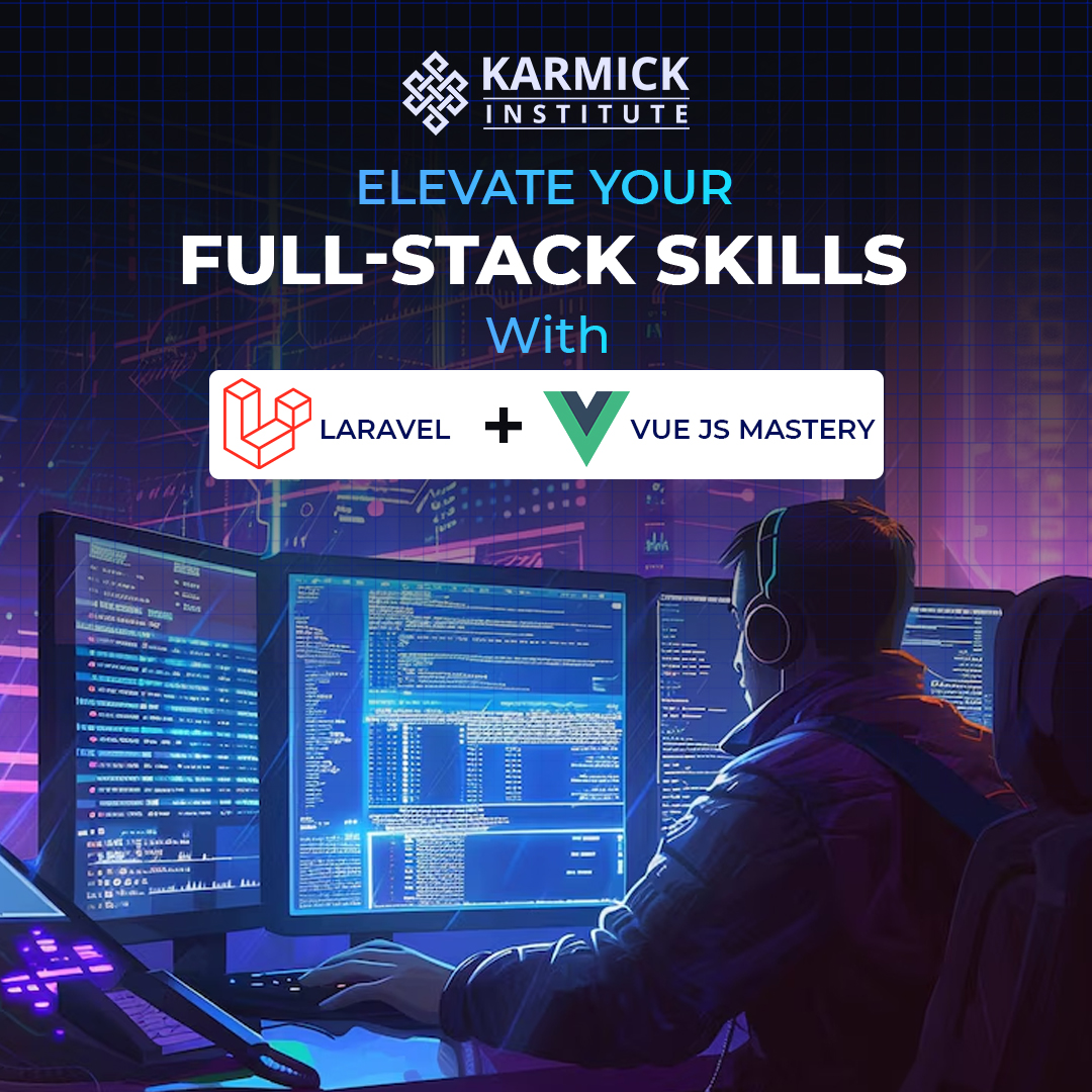 KarmickInst's tweet image. 🚀 Unleash your inner developer with our Laravel + Vue JS course 💻. Learn from industry experts and build real-world projects. ✨ The finest quality tutoring is one click away! ➡️ bit.ly/4expf6d
#FullStackDevelopment #LaravelTraining #LearnVueJS #WebDevelopmentCourse