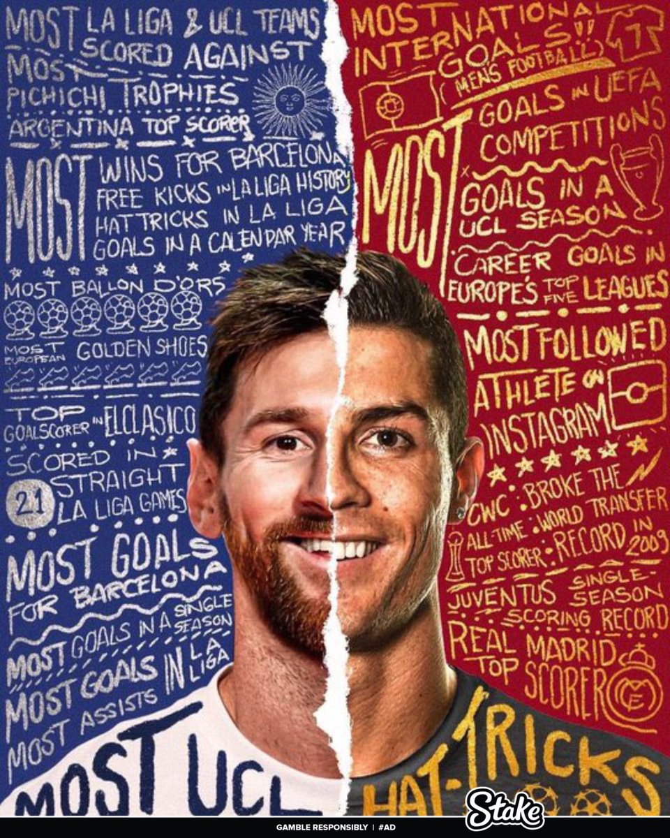 Cristiano  Ronaldo VS Lionel Messi 

Is a FORCED DEBATE 

Here is why. 

( A Thread )