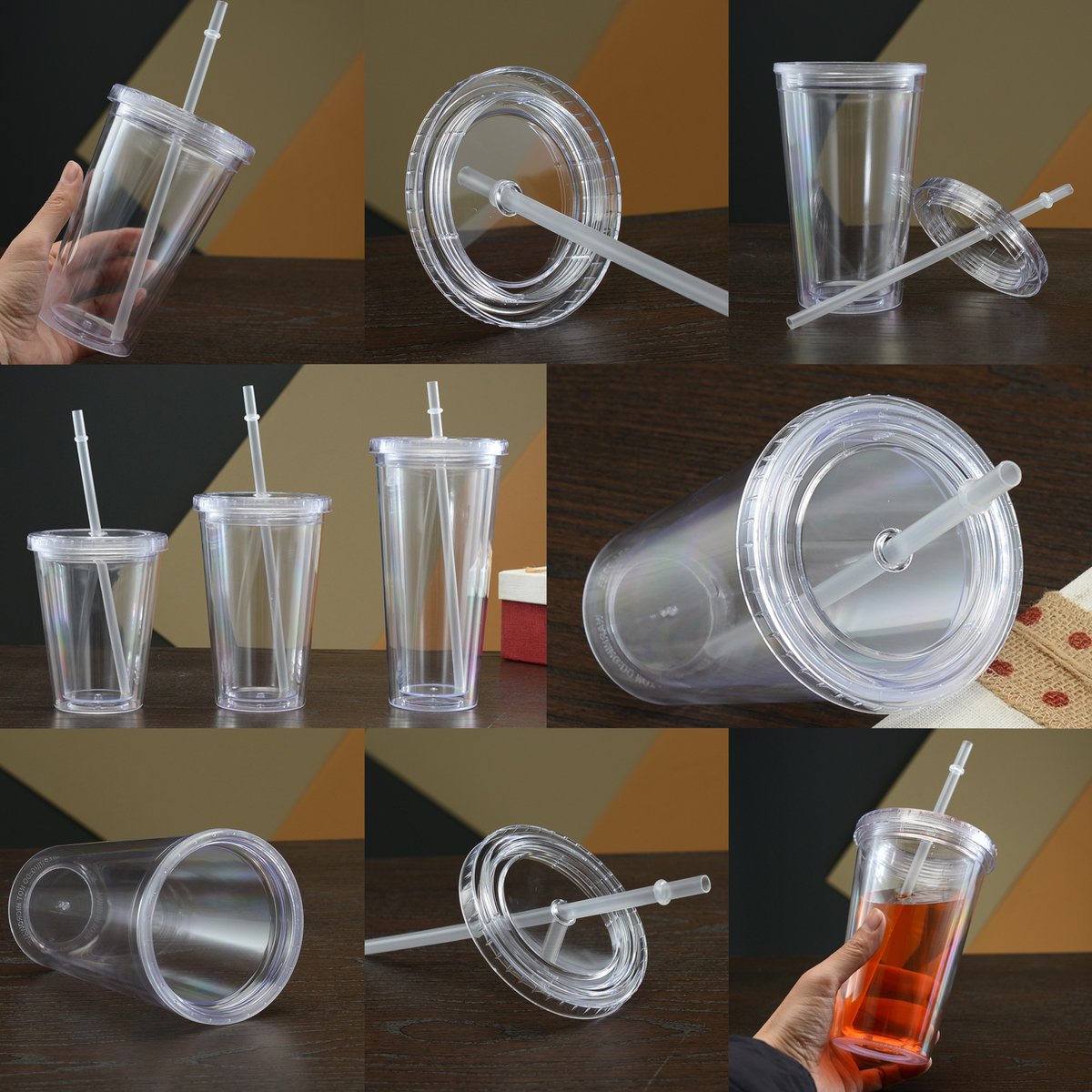 catherine_1069's tweet photo. 🍹🧃
Name: Transparent double-layer straw tumbler+PP straw
Package: straw+pp bag+white box

12oz: 13.2*6.5*13.2cm/130g
package: 65*54*36cm/60pcs/12.5kg

16oz: 15.8*10*6.5cm/154g
package: 65*54*36cm/60pcs/14.5kg

24oz: 20*10*6.5cm/211g
package: 64*54*44cm/60pcs/19kg https://t.co/nZWRYHqInE