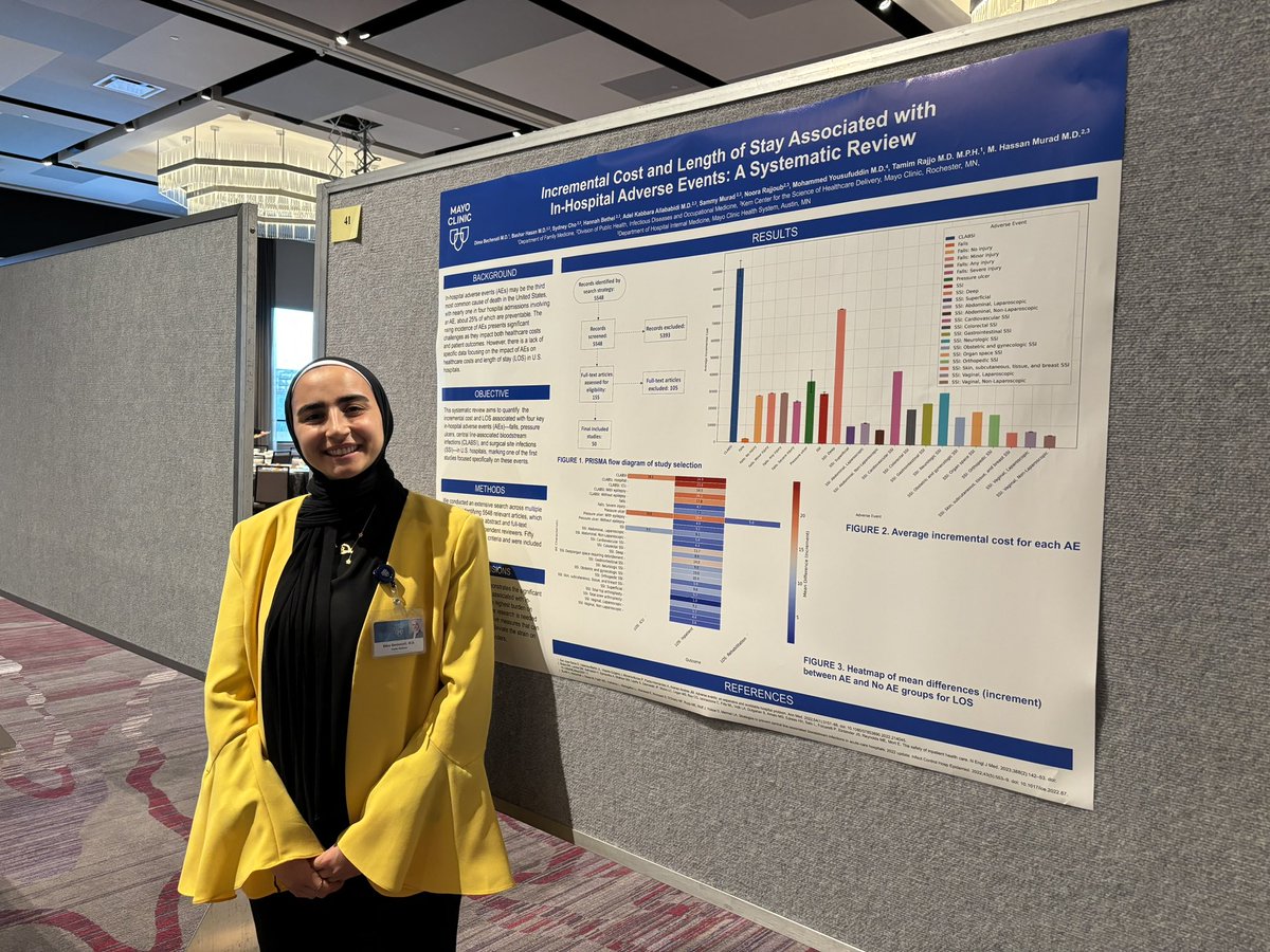 Honored to present at the 25th Mayo Clinic Family Medicine Research Forum and thrilled to win the Best Oral Presentation Award! Grateful for the incredible support from my mentors, colleagues, family, and friends. Alhamdulilah! 
#FamilyMedicine <a href="/MayoClinic/">Mayo Clinic</a>