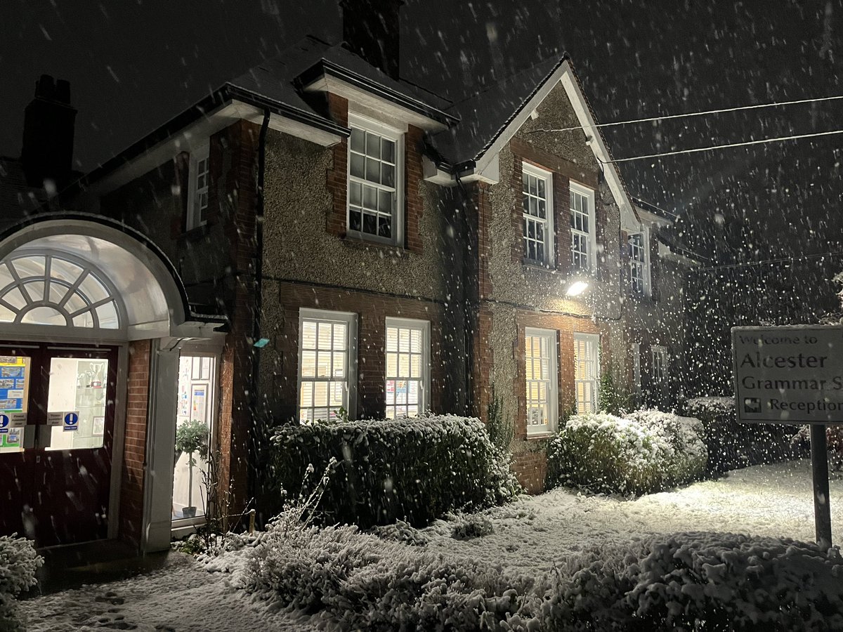 AGS is open today as usual. Please just travel safely.