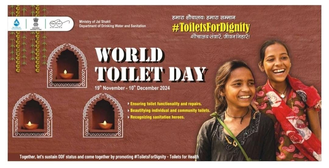 SwachhYadadri's tweet image. World Toilet Day-2024 
#Toilet For Dignity
#My Toilet My Pride
#Swach Bharath # Swachh Telangana