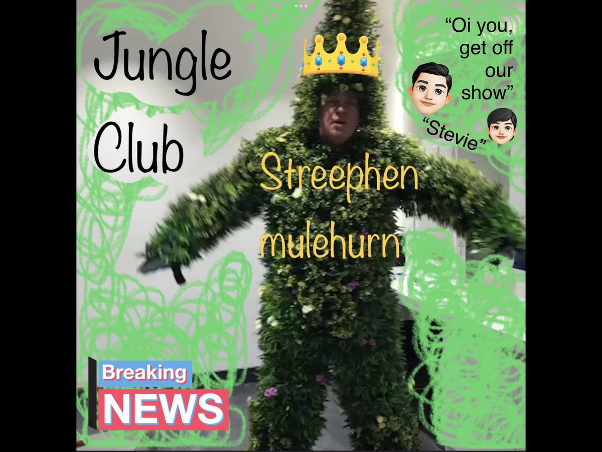 RowleyMartine's tweet photo. @antanddec @mitrestudios @mitrestudios #JungleClub https://t.co/zneWUDE2fo