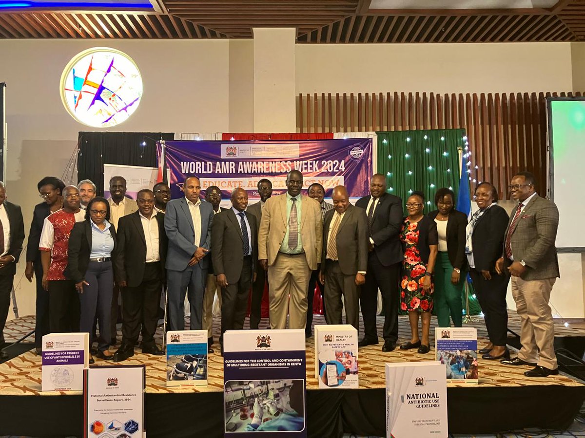 FAO in Kenya (@faokenya) on Twitter photo Kicking off #WAAW2024 in Kenya <a href="/FAO/">Food and Agriculture Organization</a> highlights the importance of a #OneHealth approach to tackle #AMR and safeguard human, animal and environmental health
#ECTAD. Kicking off #WAAW2024 in Kenya <a href="/FAO/">Food and Agriculture Organization</a> highlights the importance of a #OneHealth approach to tackle #AMR and safeguard human, animal and environmental health
#ECTAD.
