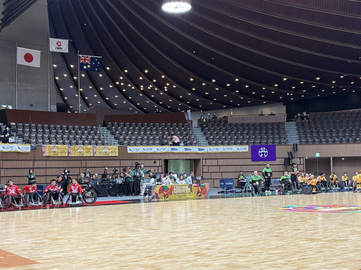 JWRF2020's tweet photo. 🏆三井不動産 車いすラグビーSHIBUYA CUP2024🏆
GAME3、激闘の末になんと延長の延長…‼️
ハラハラドキドキ、激アツの展開💓
#車いすラグビー応援 https://t.co/9Nn3tSycgY