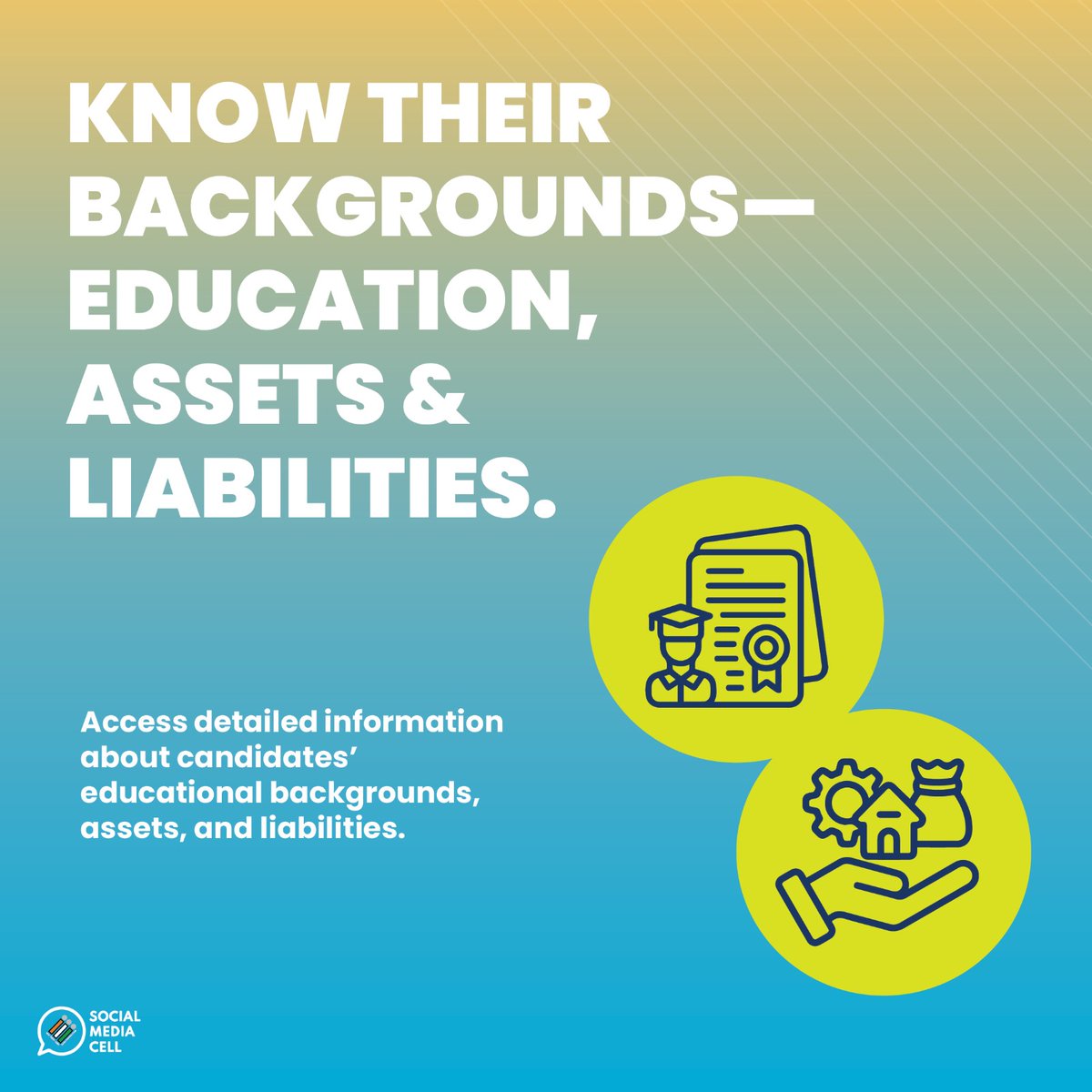 ECISVEEP's tweet photo. Be an informed elector ✨
Discover everything you need to know about candidates with the KYC App!
Download today ⏬
#ECIApps #KYC #AssemblyElections #Elections2024
(1/2) https://t.co/C7yQbXT5eA