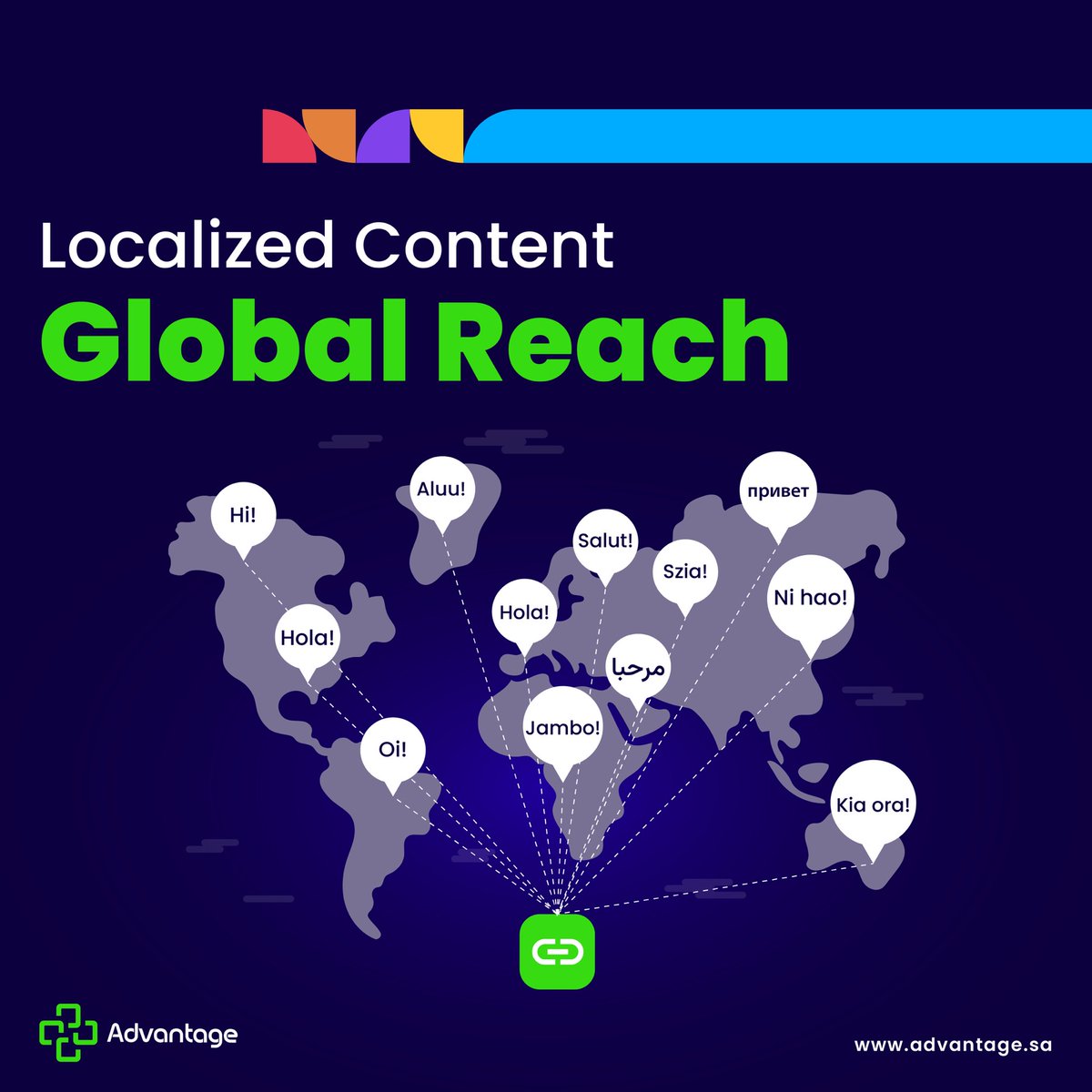 Advantage_ksa's tweet photo. 🌍 Connect with your audience wherever they are! Use #Advantage’s #geolocation feature to deliver content tailored to their location. 

#PersonalizedMarketing #SmartTargeting 
#Marketing https://t.co/zkvoFHwjbD