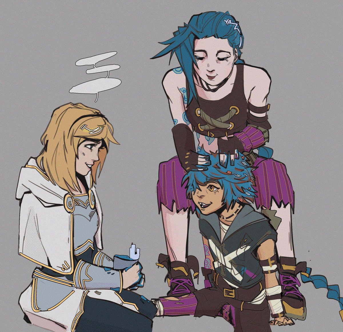 isha + lightcannon  #isha #lux #jinx #arcane #arcaneseason2 #lightcannon