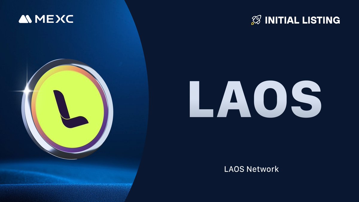 We're thrilled to announce that the <a href="/laosnetwork/">LAOS Network</a> Kickstarter has concluded and $LAOS will be listed on #MEXC!

🔹Deposit: Opened
🔹LAOS/USDT Trading: 2024-11-19 09:00 (UTC)

Details: mexc.com/support/articl…