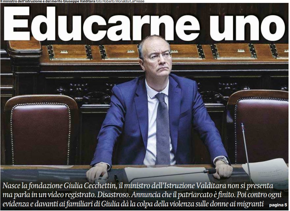 Non c'è limite
(Da Il manifesto)