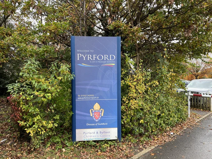 Good to visit @PyrfordSchool and see how...