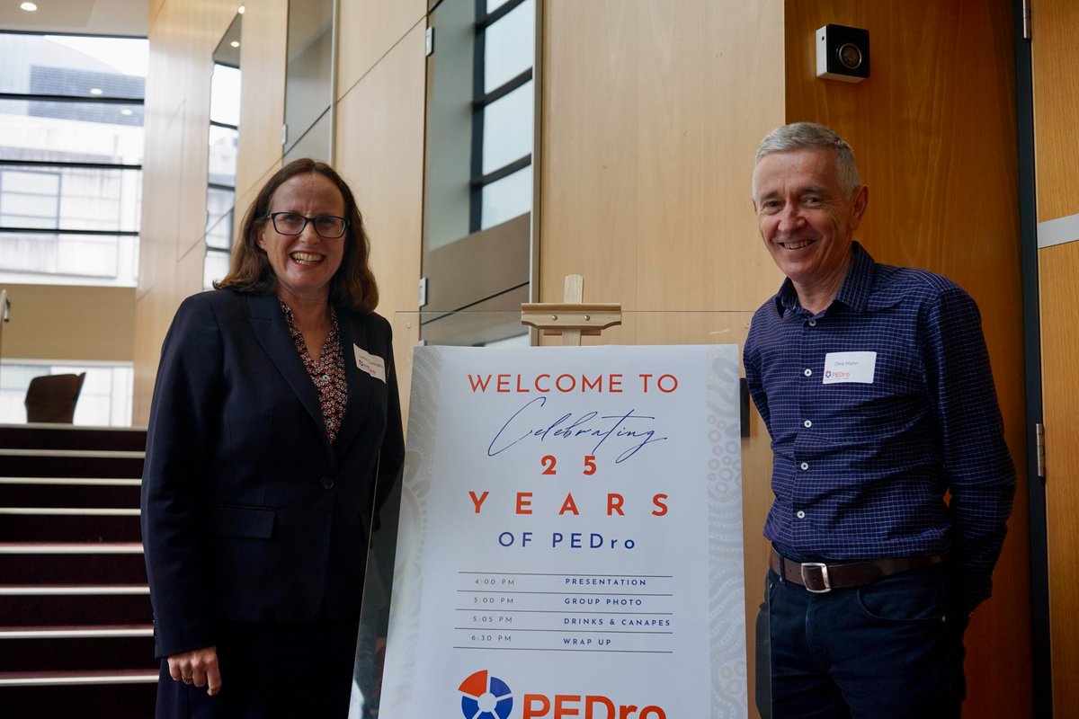 msk_health's tweet photo. On Friday, we celebrated 25 years of @PEDro_database 
Congratulations 👏👏👏 https://t.co/vmFjnftXjl