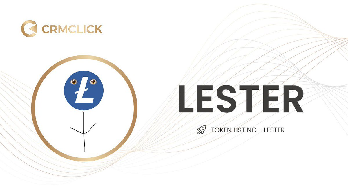📢 New Token Listing on CRM!

🚀 Cerram Meta has token listed $LUSTER and opened the $LESTER/$USDT trading pair.

⬇️ Start trading now:  
crmclick.io/#/trade?market…

#CerramMeta #LESTER #TokenListing