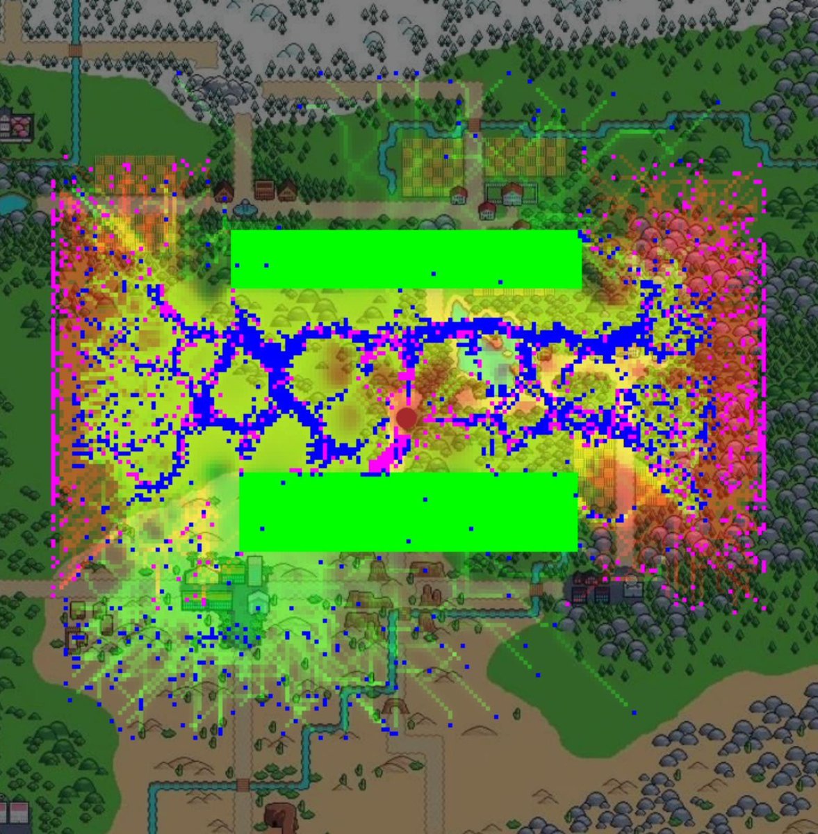nuclearcomp's tweet image. Demonstrating emergent intelligence by creating a digital simulation of a biological supercomputer in the form of an Ant Colony 🐜🧵
