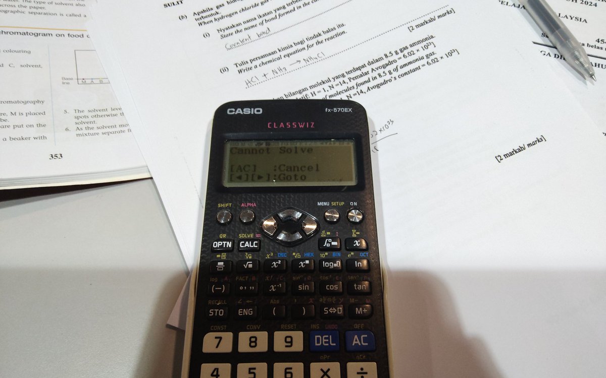 hytyannn's tweet photo. chem is so cooked even my calc cant help me https://t.co/xTkz0H6PMg