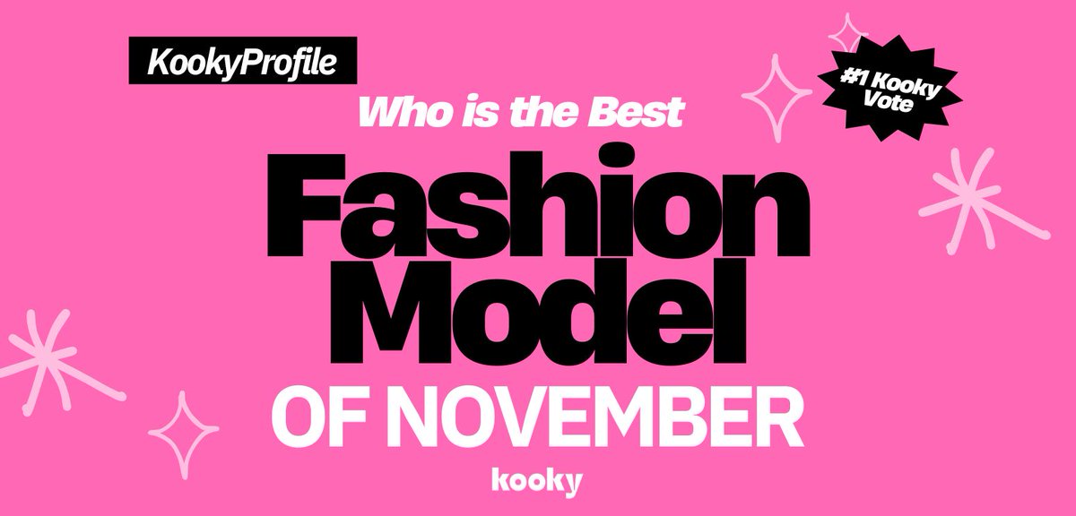 kooky__official's tweet photo. โญ Monthly Kooky Ranking | Best Model >> Now Open <<
#BestModel_November
Vote Now ๐ https://t.co/ZR4LTeavwS
๐ TOP 1: #KookyBanner
๐ TOP 1-4: Advance to Main Voting -> Win a Kooky Profile!
๐
~ 11/26 12 PM
โฌ๏ธโฌ๏ธ Check the ranking page for more details!
#KookyRanking #KookyPromotion #KookyBanner #KookyProfile