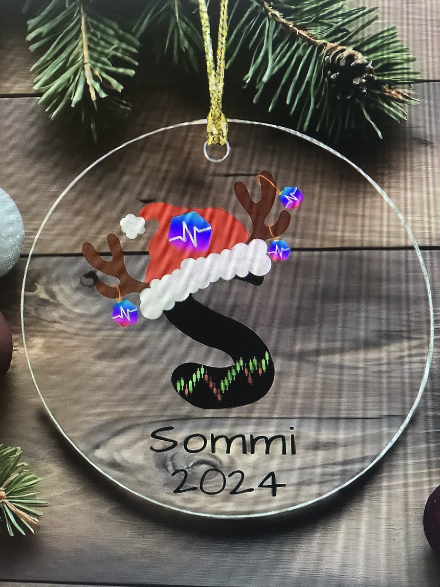 JesseHa34845514's tweet photo. @yourfriendSOMMI  Hey Sommi!  You have been amazing during the bear (and bull) markets…you always keep me entertained!! My wife & I are making Crypto Ornaments this year, this has your name on it (free of charge)…send us a message with your details!!

Customcryptoornament@gmail.com

https://t.co/WfnUwAX5hO