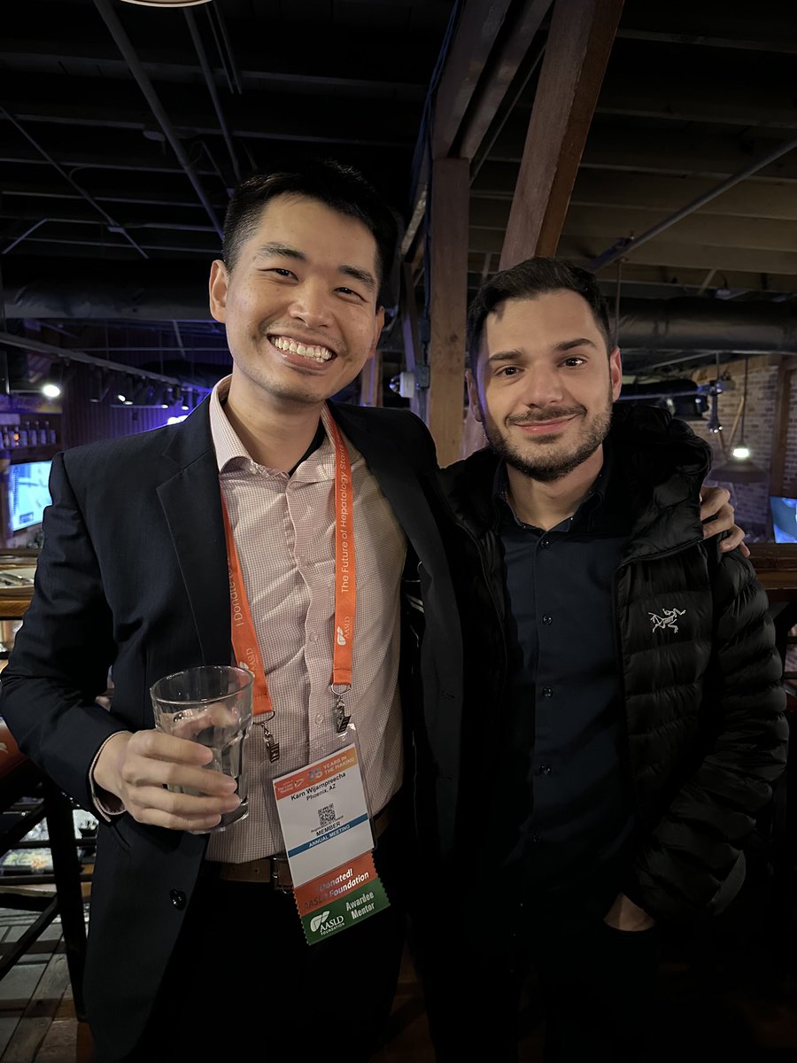 KarnJUVE's tweet photo. Proud of my mentee, Dr. Majd Aboona @MajdAboona being selected as AASLD Emerging Liver Scholar 2024. Majd has done a phenomenal job in clinical and research @UAPhxIM in racial disparity in #MASLD #SLD #ALD. Keep up the great work! #TLM24 @AASLDFoundation https://t.co/0H14hSVaKE