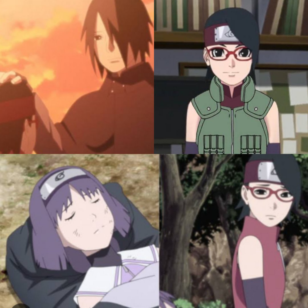 Saradapeanut's tweet photo. 🥗So my girl lost three things now 
Her father
Her chunin spot
Her friend 
The only thing that is left is Boruto and her mama.. Now because of sumire she will also distant herself from Boruto 👏
#BORUTO #BoruSara #Sarada #BorutoTwoBlueVortexCh16Spoiler #Naruto #borutospoilers https://t.co/ph02RC6I4c