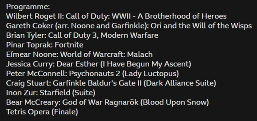 Will Roget @ GDC2025 (@wilbertroget) on Twitter photo This Saturday, the <a href="/BBCPhilharmonic/">BBC Philharmonic Orchestra</a> Orchestra will perform a livestreamed #gamemusic concert – and my theme to #CallOfDutyWWII will be making its first public debut, alongside several iconic game scores!
Check it out at bbc.co.uk/events/e8jgfx on Sat. Nov. 23rd, 16:00 GMT! This Saturday, the <a href="/BBCPhilharmonic/">BBC Philharmonic Orchestra</a> Orchestra will perform a livestreamed #gamemusic concert – and my theme to #CallOfDutyWWII will be making its first public debut, alongside several iconic game scores!
Check it out at bbc.co.uk/events/e8jgfx on Sat. Nov. 23rd, 16:00 GMT!