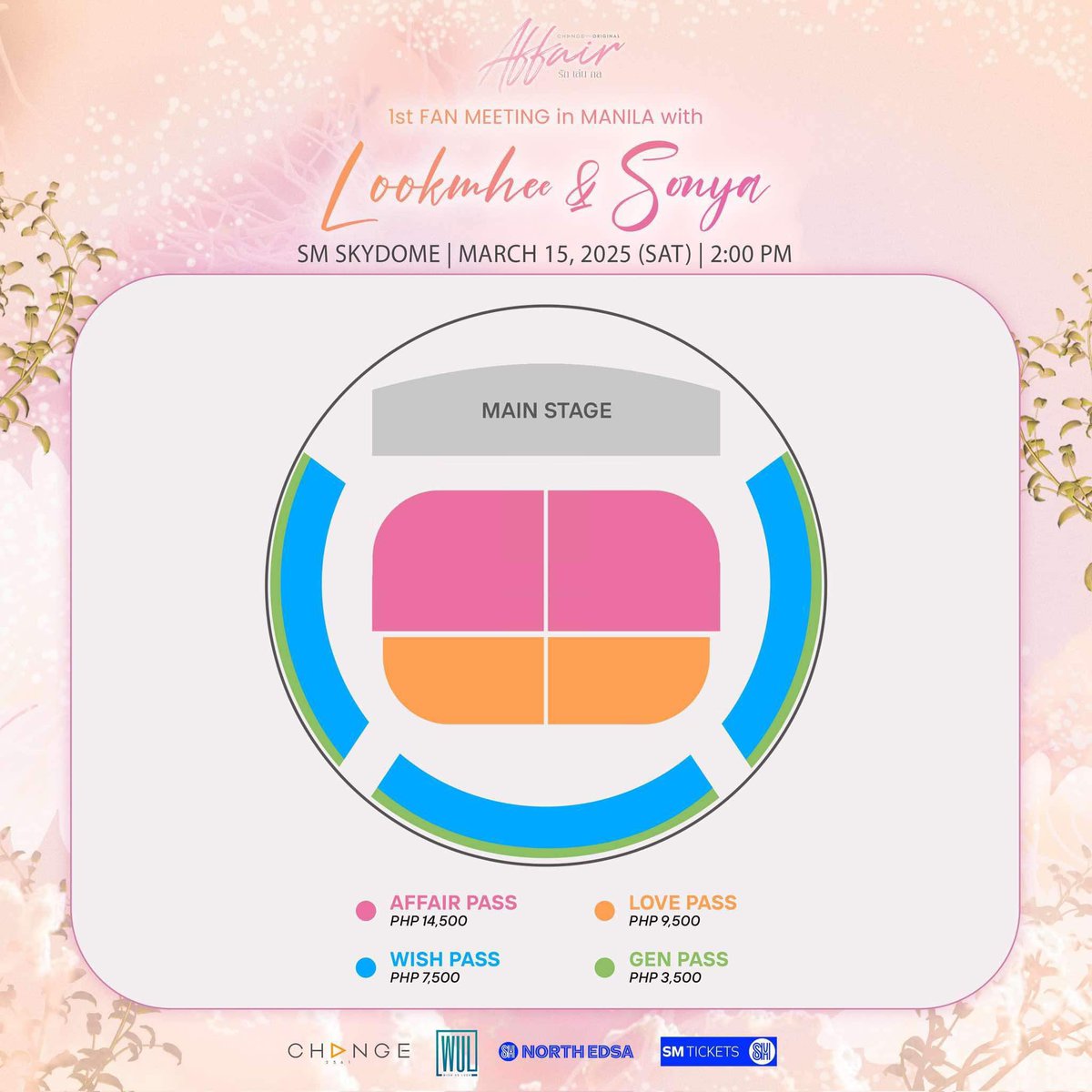 🎀 Ticket Purchase Assistance 🎀 

~ Accepting slot reservation 

💗 Manila With LOOKMHEE and SONYA 

✅ Limited slots 
✅ Onsite/Camping
✅ Efficient in ticketing 

💌 DM us! 

#LMSY1stFMinManila