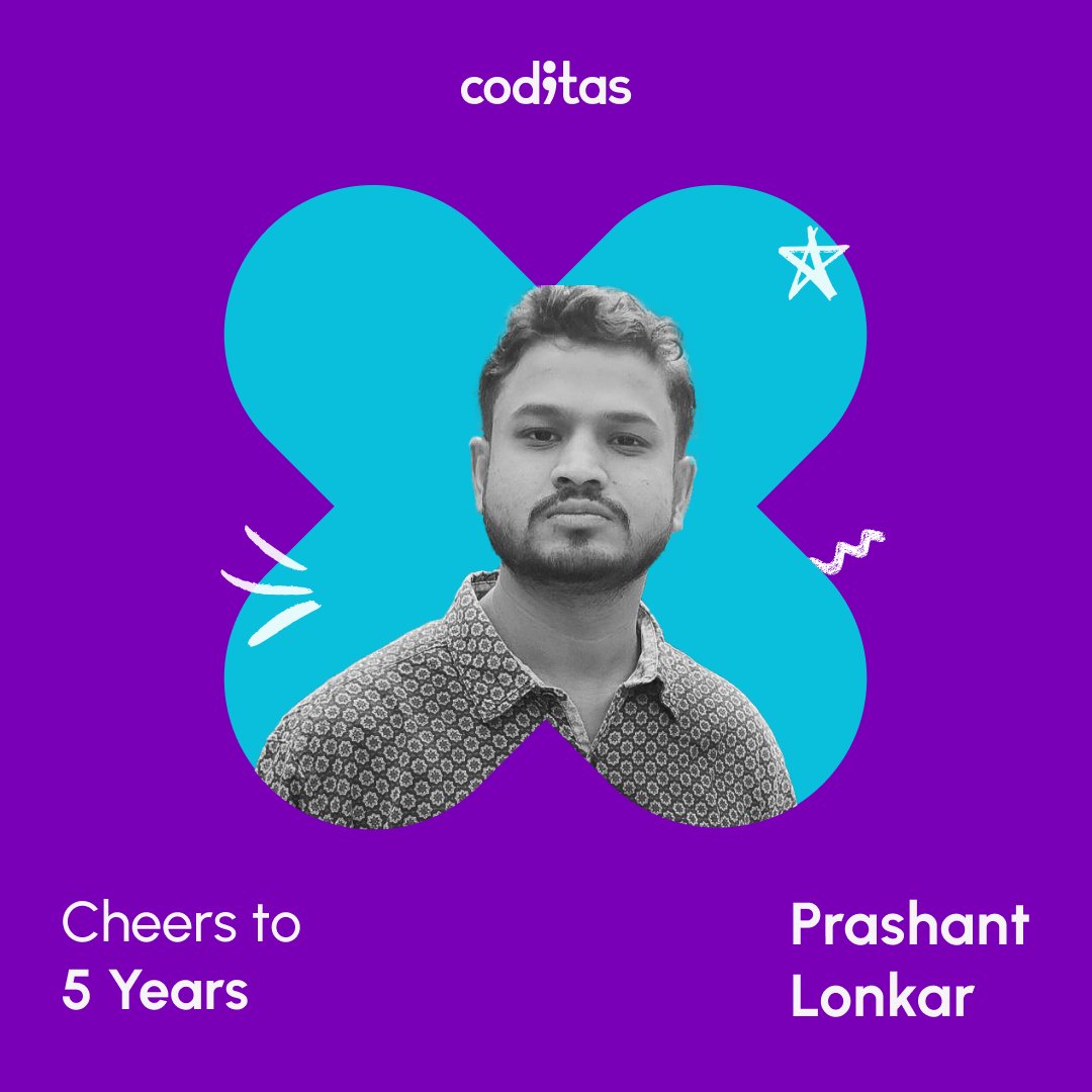 coditasHQ's tweet image. Five amazing years and counting! 🎉

Big congratulations to Prashant Lonkar, our Talent Acquisition Lead, on completing five incredible years at Coditas. 

Here’s to celebrating many more milestones together!

#WorkAnniversary #5YearsStrong #TeamCoditas #Coditas