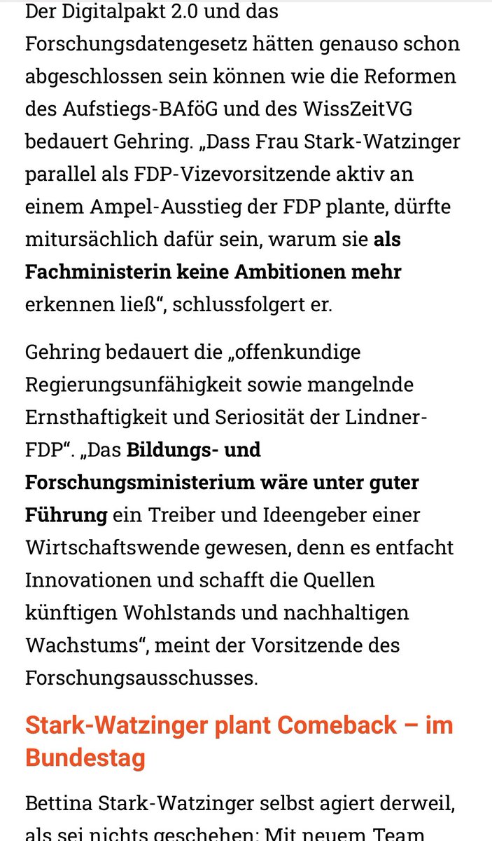 „D-Day“ in der Bildungs- und Forschungspolitik