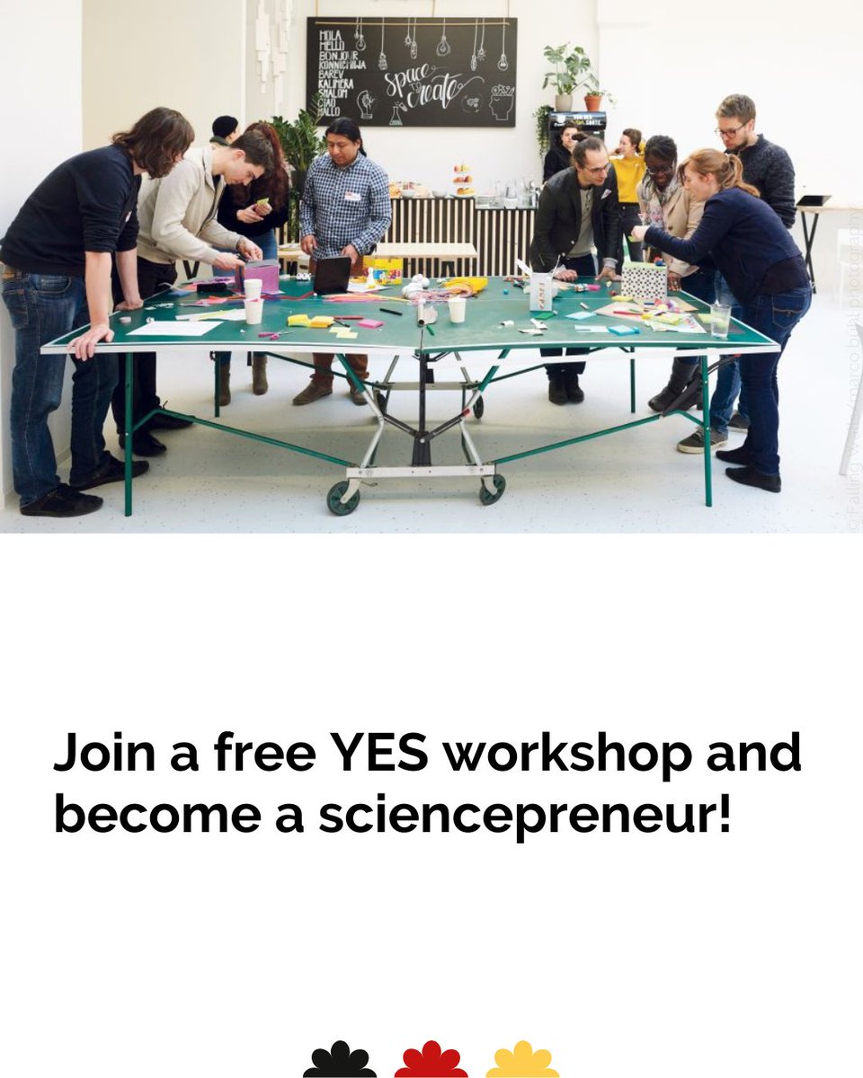 🚀 How much start-up is in your PhD? Find out in a free YES workshop! 👉 sohub.io/5ael
Young Entrepreneurs in Science offers free entrepreneurial events and workshops in English for PhDs, postdocs and early career researchers.
💡Sounds interesting? Say YES!