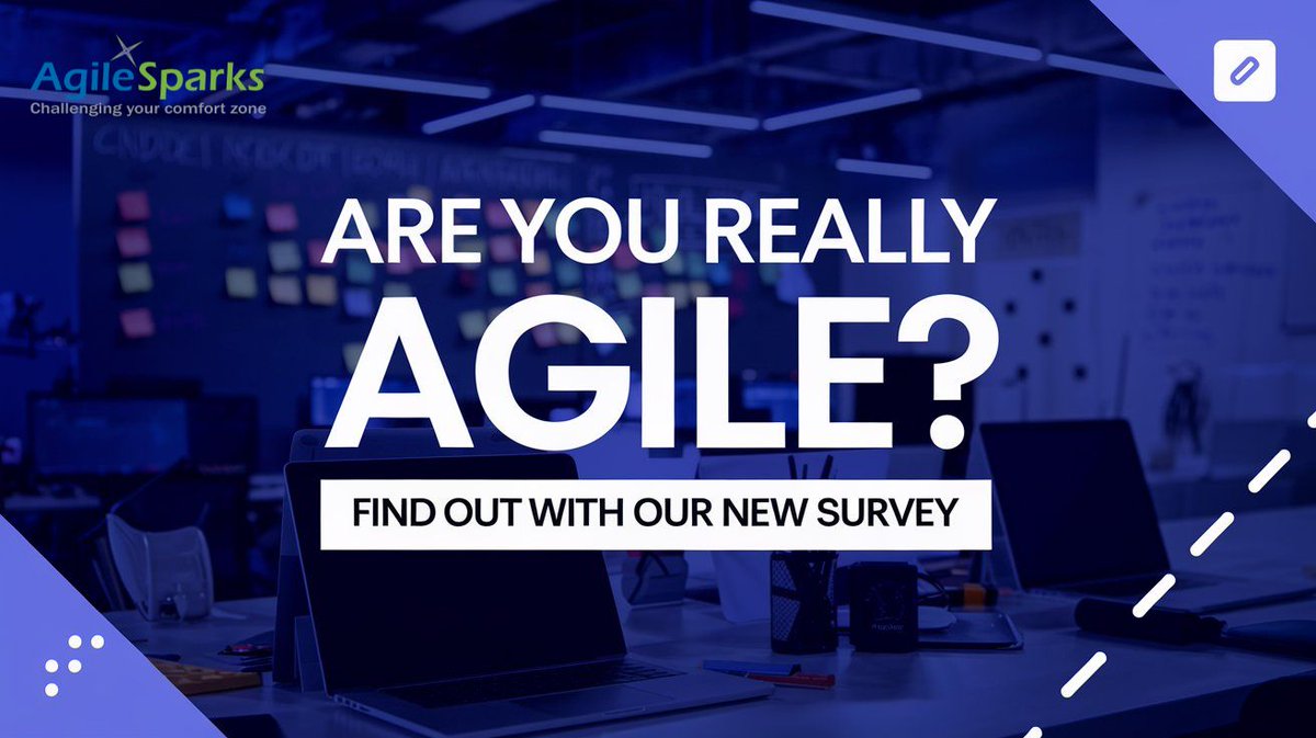 How do I know if we are agile?

This short survey gives you practical insights &amp; suggestions tailored to your responses, all based on core agile principles. Ready to find out how agile you really are?

Take a few minutes and explore: bit.ly/48WgfpW