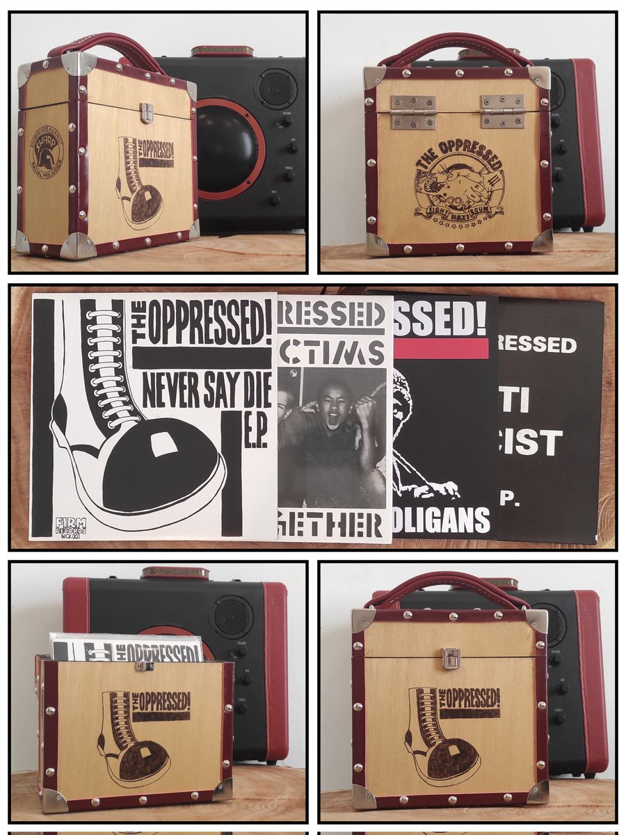 aggronaut1969's tweet image. Venc aquests maletins amb els discs inclosos de tres bandes imprescindibles.
#Rixe, la millor banda d'Oi! del moment.
#TheOppressed, clàssic entre clàssics.
@DrCalypsoBcn , lo millor de casa nostra amb una trajectòria impressionant.
Interessats, fotopolles i insults per DM.
