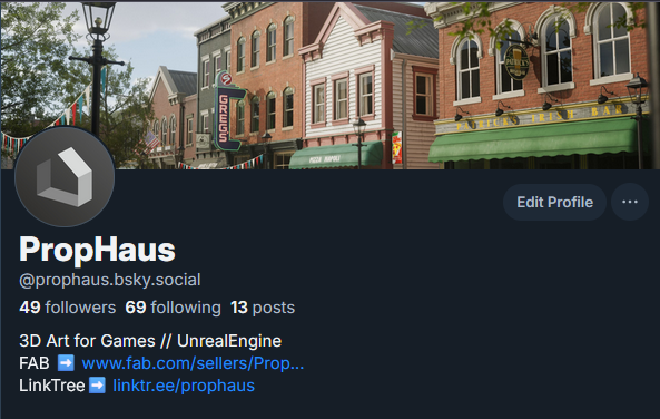 For those that are interested I do have a profile in the skies, mainly communicating through my PropHaus account