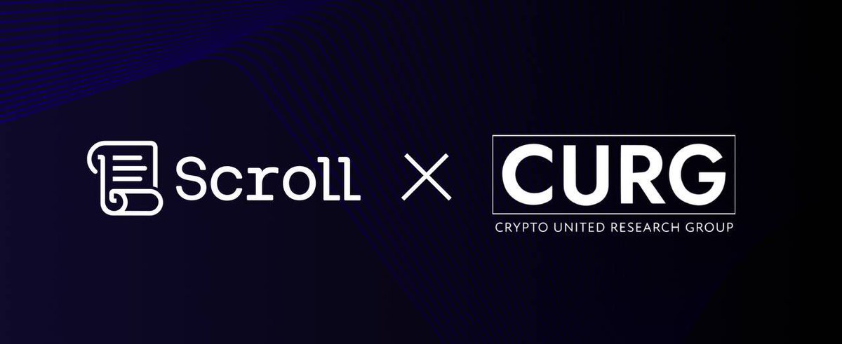 curg_official's tweet photo. Scroll <> CURG 스폰서십 🙌

@Scroll_ZKP이 스폰서십을 통해 CURG의 연구활동을 지원합니다! 

CURG도 이에 보답하여, 앞으로 Ethereum/L2/ZK 생태계에 적극적으로 기여하도록 하겠습니다. https://t.co/EHZxTLtIL0