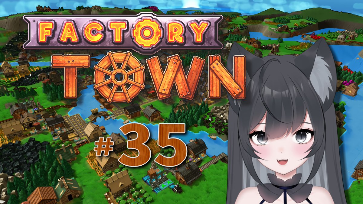 rokuonji7's tweet photo. 明日(11月20日13時30分前後～)の生配信は
Factory Town #35【#Vtuber】ゲームプレイ
を予定しております
#FactoryTown https://t.co/v789r1HDua
