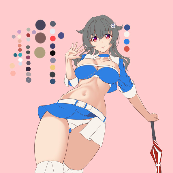 やったことないタイプの肌塗りやってみてるが難しい 