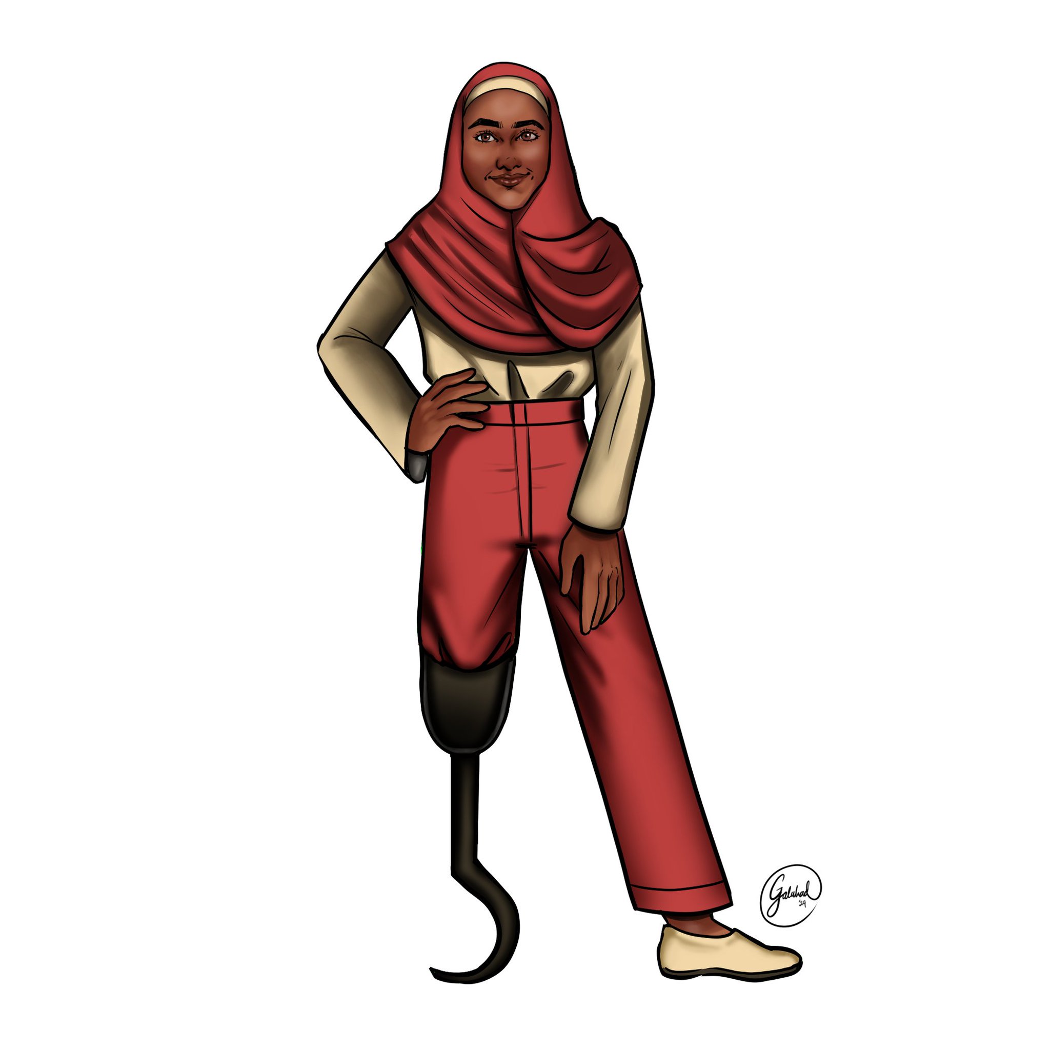 Galahad 🇵🇸  Commissions open! on X: this black polyamorous hijabi  amputee queen t.coGQnd5KgD7y  X