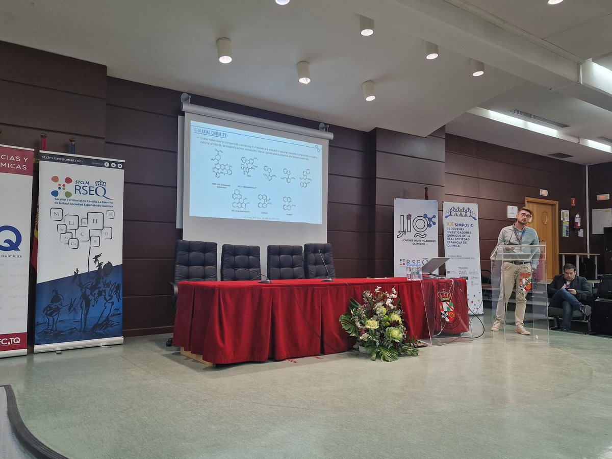 Jóvenes Investigadores Químicos (JIQ-RSEQ) (@jovenesquimicos) on Twitter photo Juan Manuel Coto <a href="/unisevilla/">Universidad de Sevilla</a> just gave a nice flash talk on asymmetric synthesis of heterobiaryls using lipases and transaminases Juan Manuel Coto <a href="/unisevilla/">Universidad de Sevilla</a> just gave a nice flash talk on asymmetric synthesis of heterobiaryls using lipases and transaminases