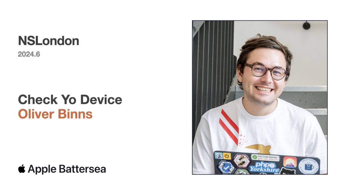 NSLondon (@nslondonmeetup) on Twitter photo 2024.6 Speaker #1: <a href="/Oliver_Binns/">Oliver Binns</a>
Topic: Check Yo’ Device
Oliver will discuss Apple’s DeviceCheck technology, covering how to use it to improve app security and user experience. Learn best practices, common pitfalls, and ways to protect against fraud and unauthorized access. 2024.6 Speaker #1: <a href="/Oliver_Binns/">Oliver Binns</a>
Topic: Check Yo’ Device
Oliver will discuss Apple’s DeviceCheck technology, covering how to use it to improve app security and user experience. Learn best practices, common pitfalls, and ways to protect against fraud and unauthorized access.