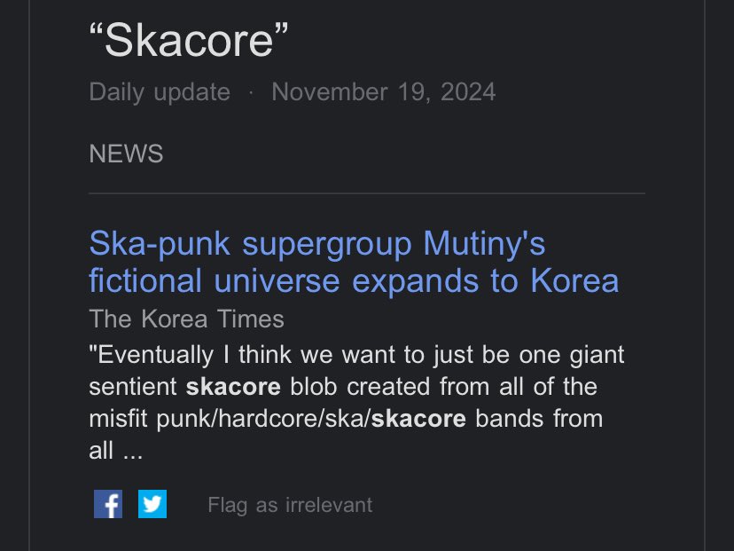 Skalanis Morissette | new split on SPI!! (@skamoshmilf) on Twitter photo I love when my google alerts spark the bands I work with. And I love the giant sentient skacore blob that is <a href="/TheBandMutiny/">TheBandMutiny</a> I love when my google alerts spark the bands I work with. And I love the giant sentient skacore blob that is <a href="/TheBandMutiny/">TheBandMutiny</a>